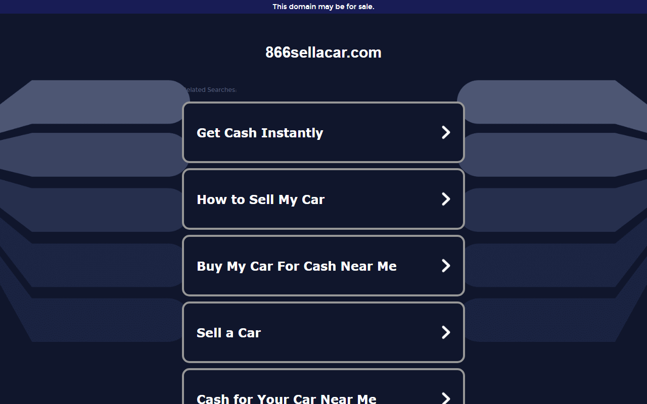 866sellacar.com screenshot
