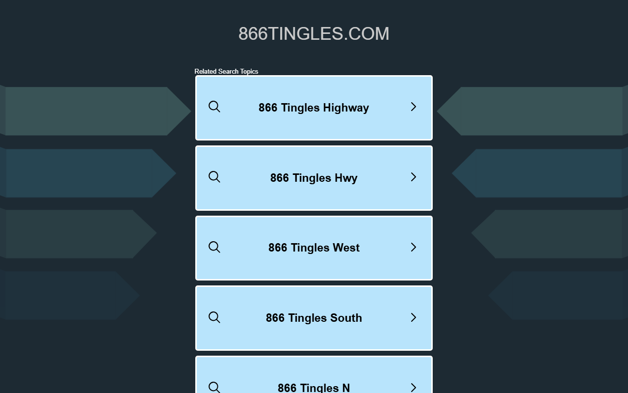866tingles.com screenshot