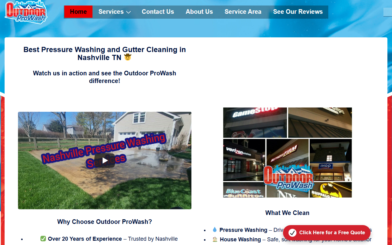 866washmyroof.com screenshot