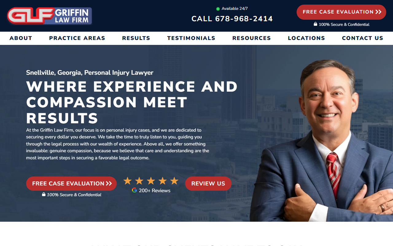 877-pain-law.com screenshot