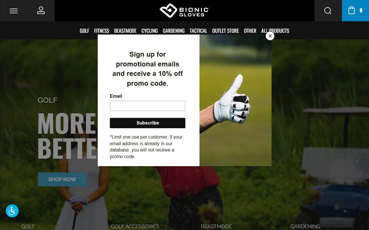 8775bionic.com screenshot