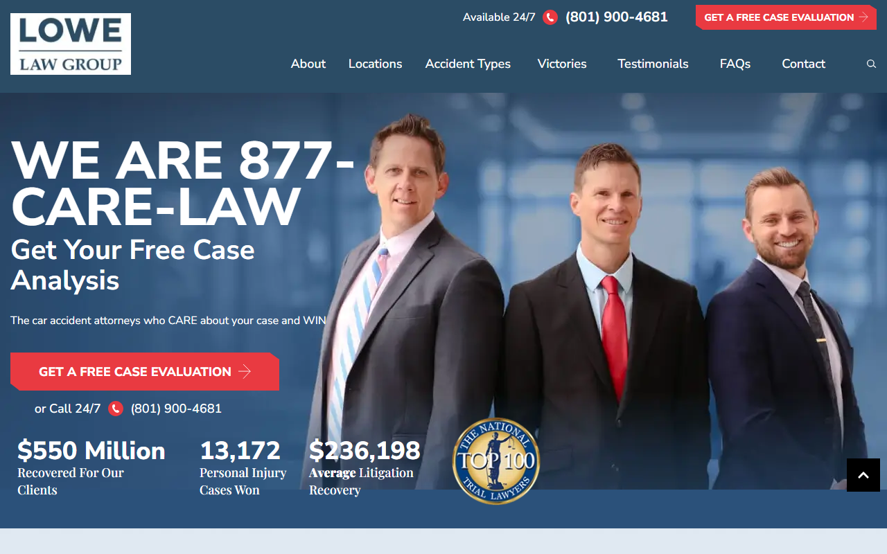 877carelaw.com screenshot