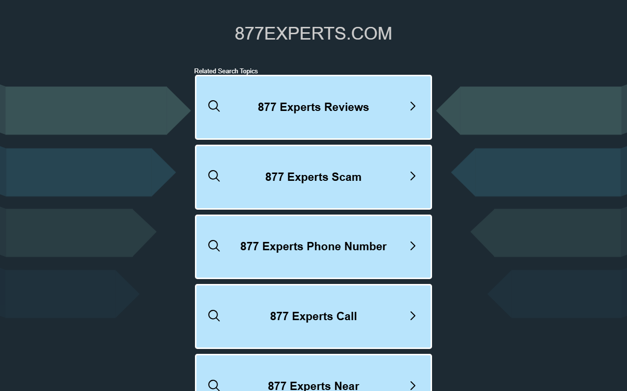 877experts.com screenshot