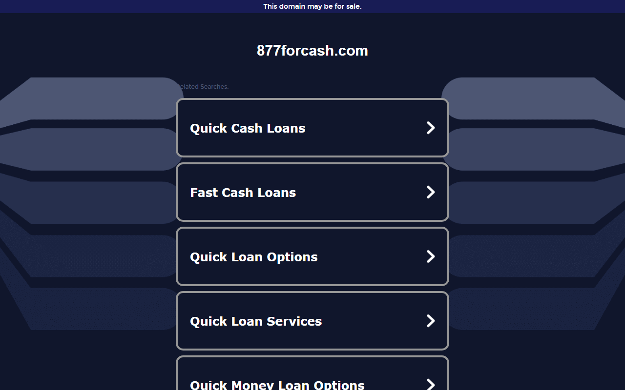 877forcash.com screenshot