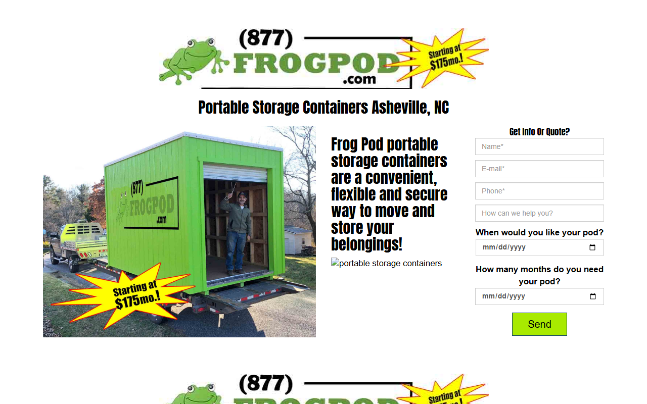 877frogpod.com screenshot