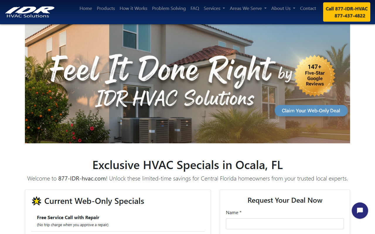 877idrhvac.com screenshot