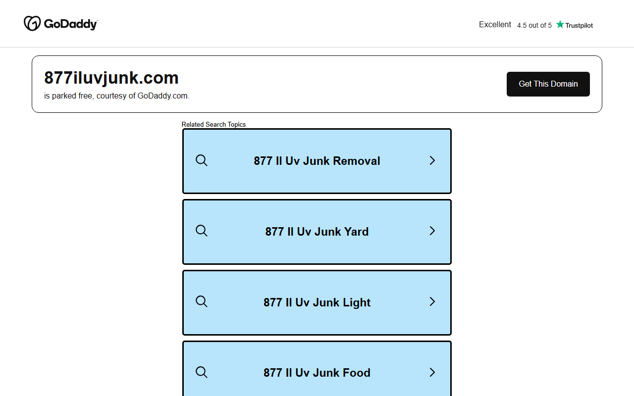 877iluvjunk.com screenshot