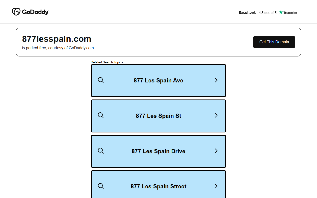 877lesspain.com screenshot