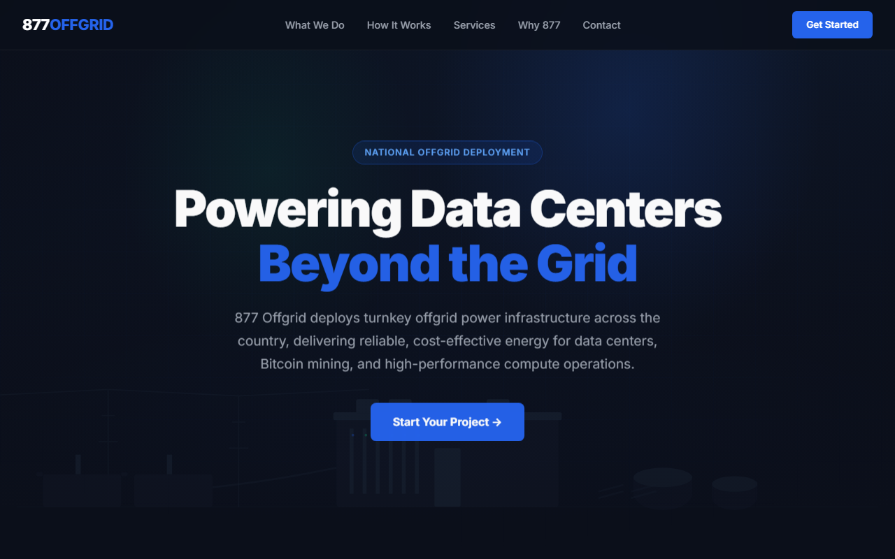 877offgrid.com screenshot