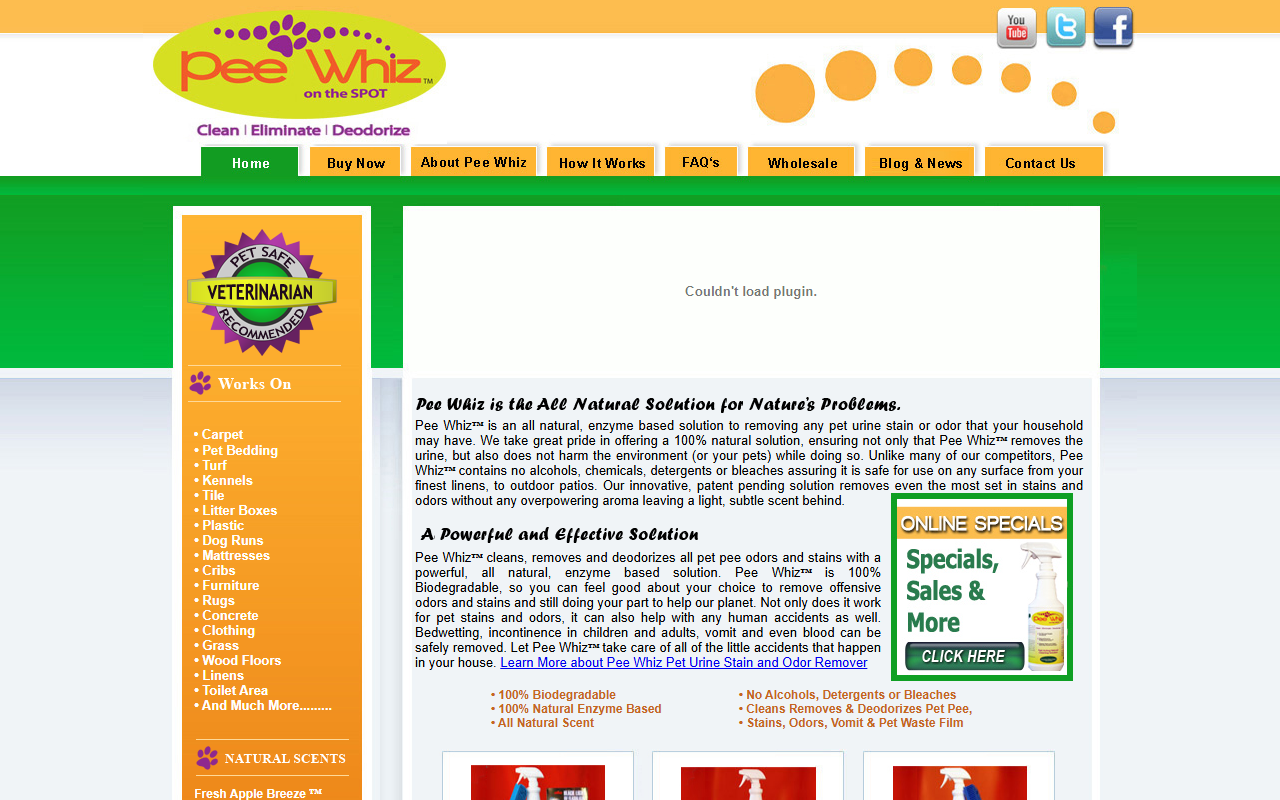 877peewhiz.com screenshot