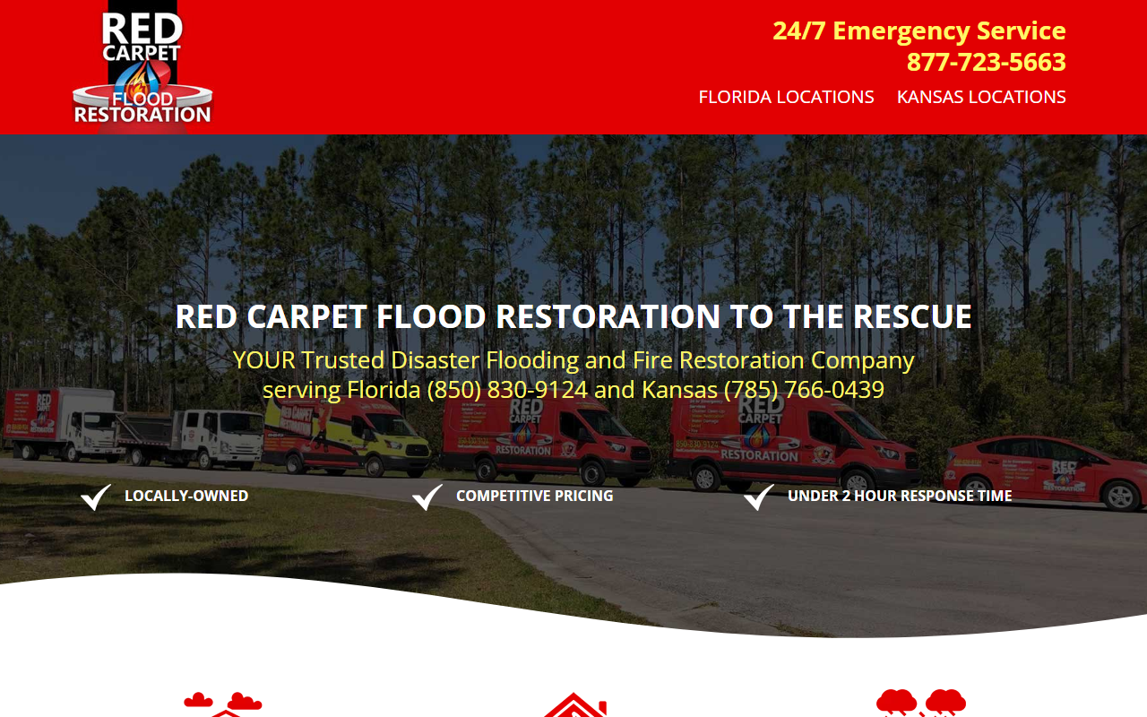 877rcflood.com screenshot