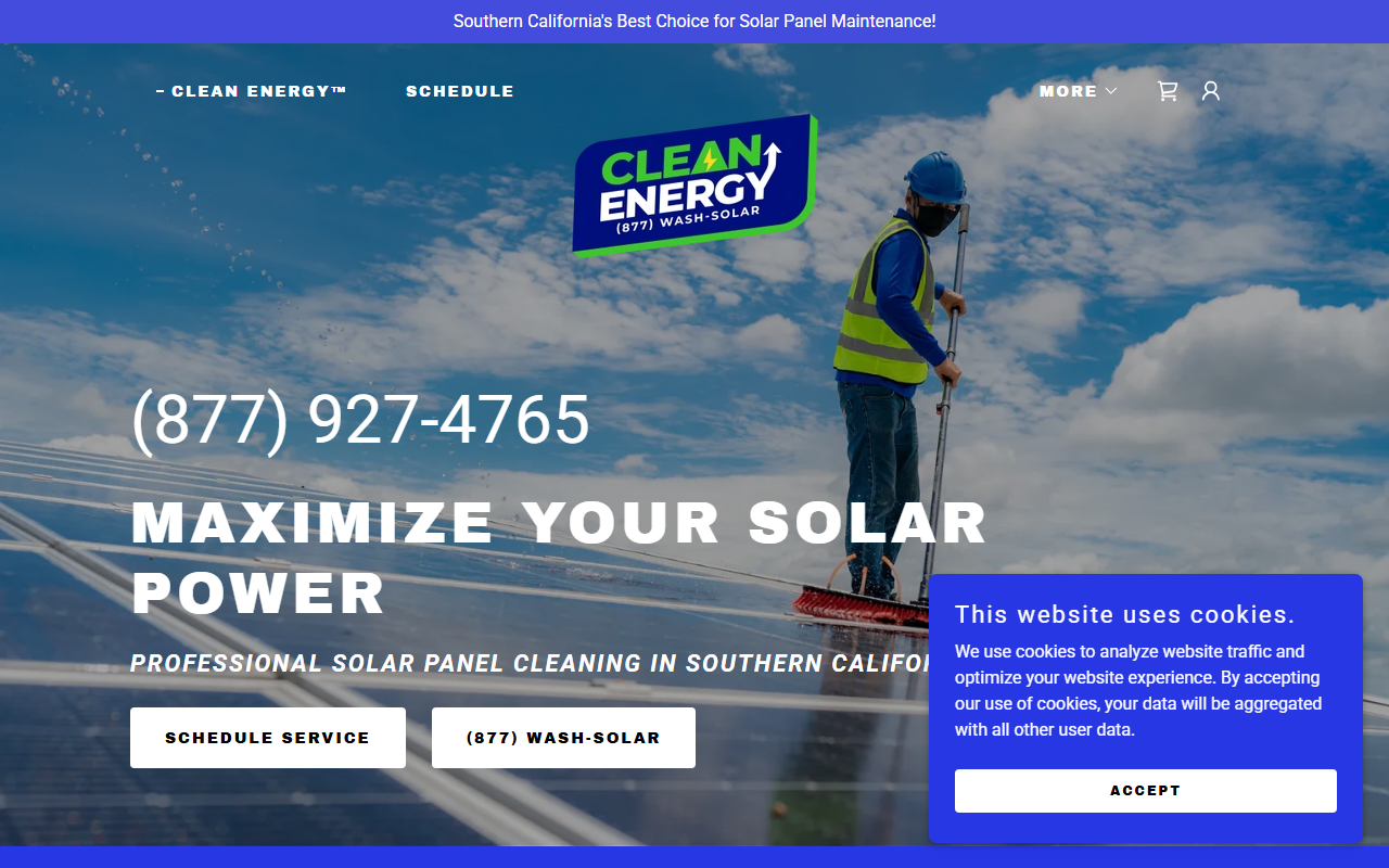 877washsolar.com screenshot