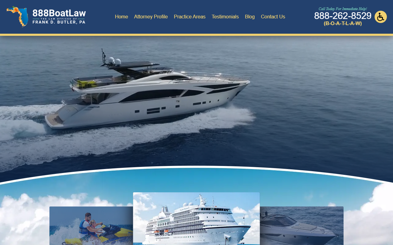 888-boat-law.com screenshot