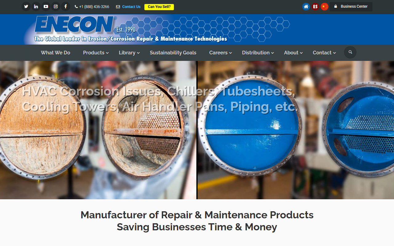 8884enecon.com screenshot