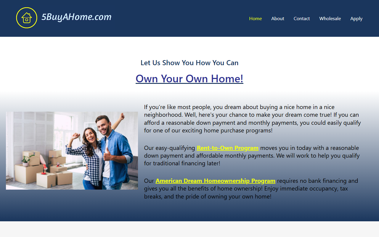 8885buyahome.com screenshot