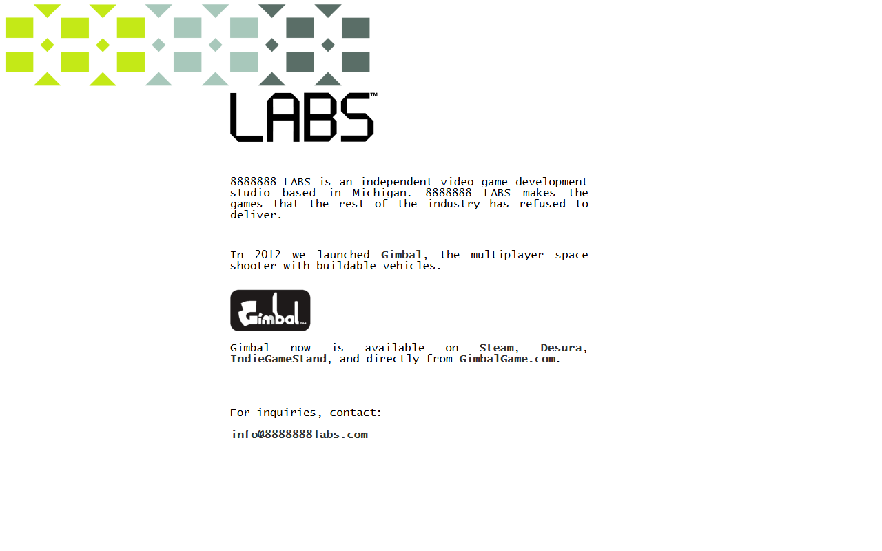 8888888labs.com screenshot