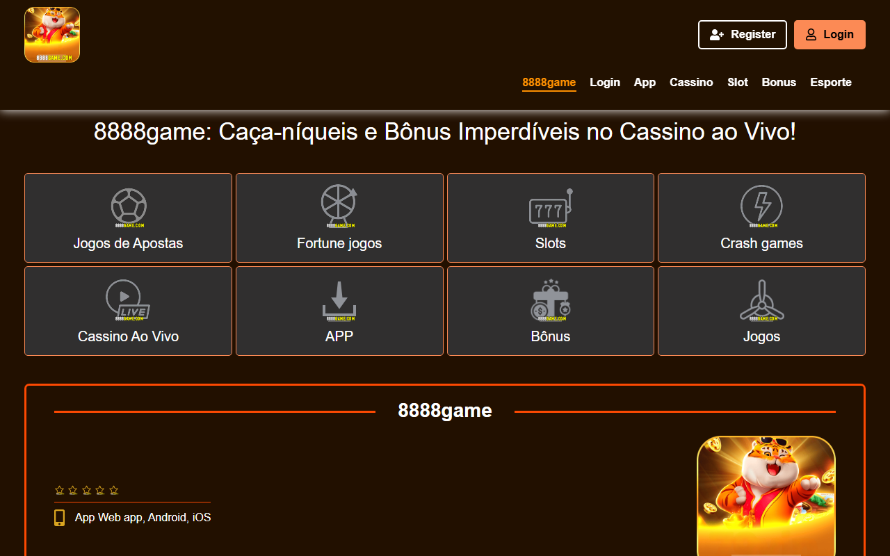 8888gameapp.com screenshot