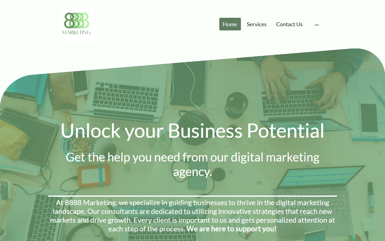 8888marketing.com screenshot