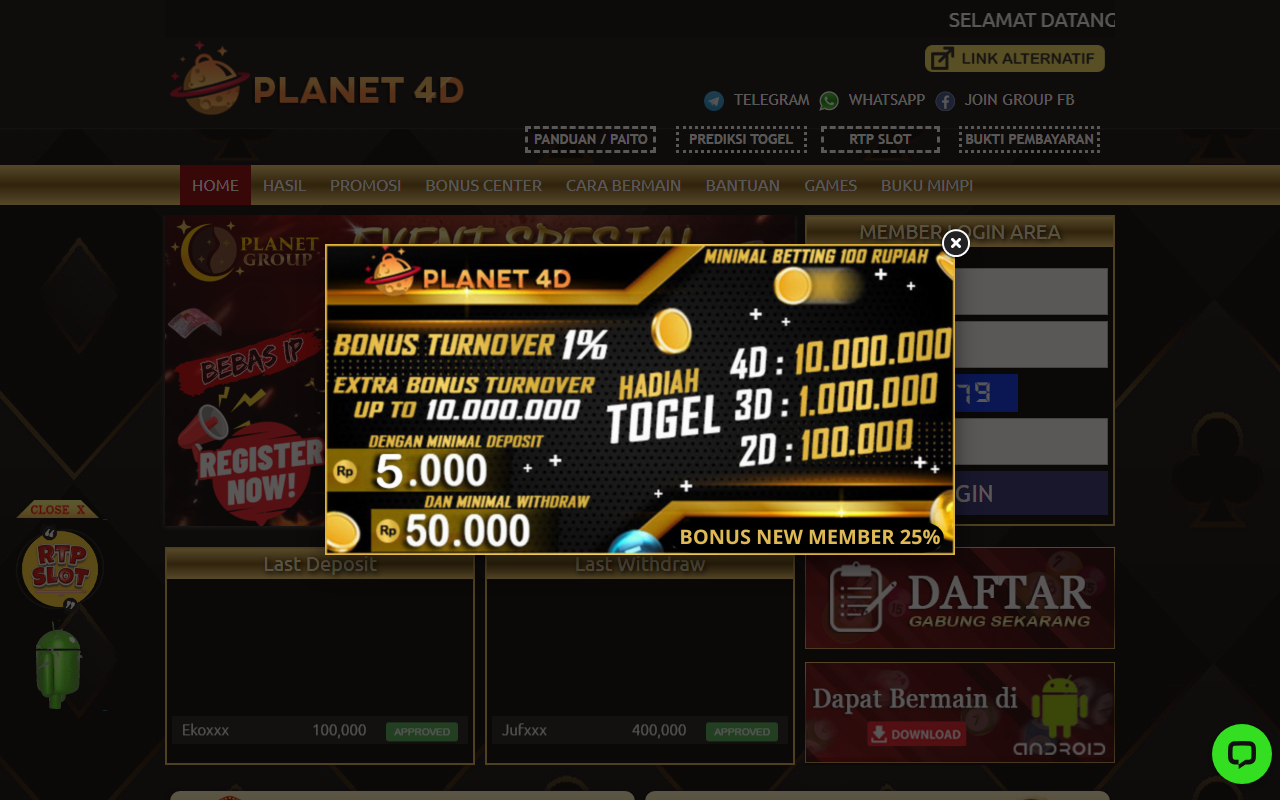8888planet4d.com screenshot
