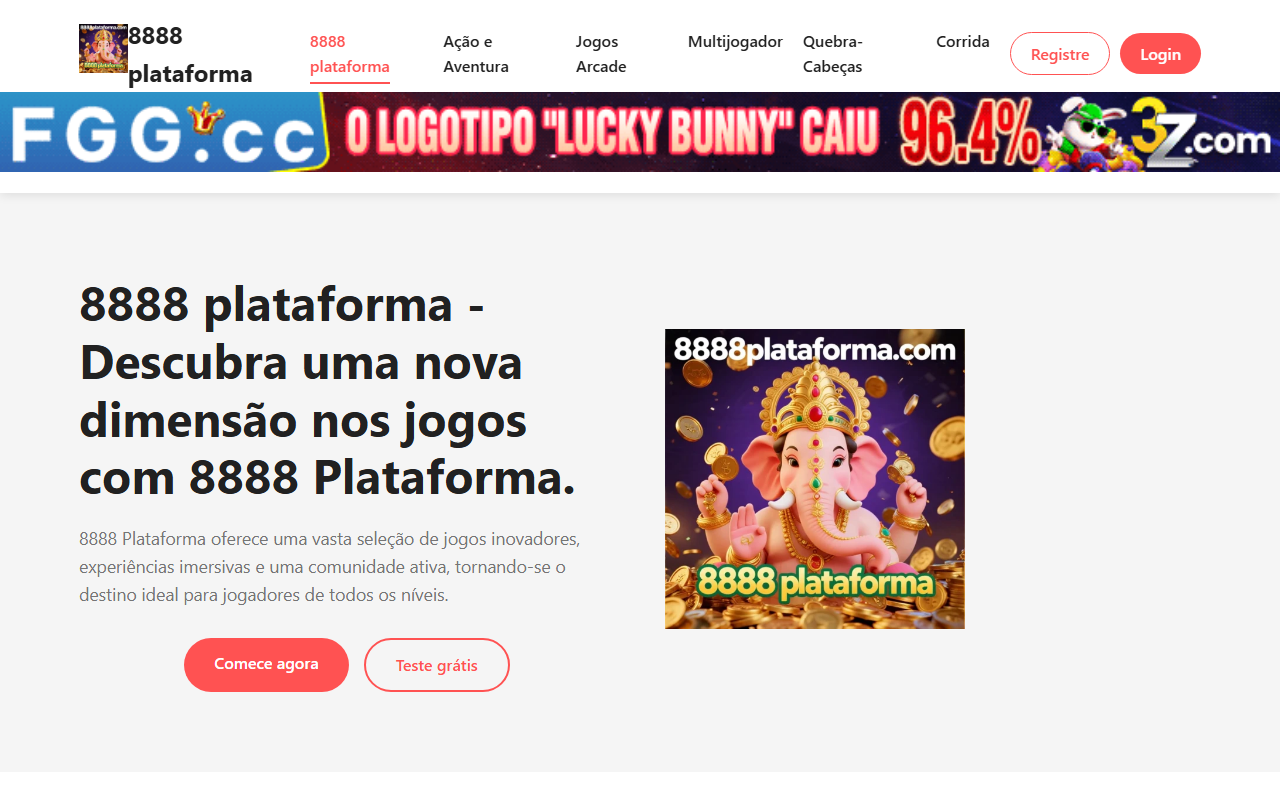 8888plataforma.com screenshot