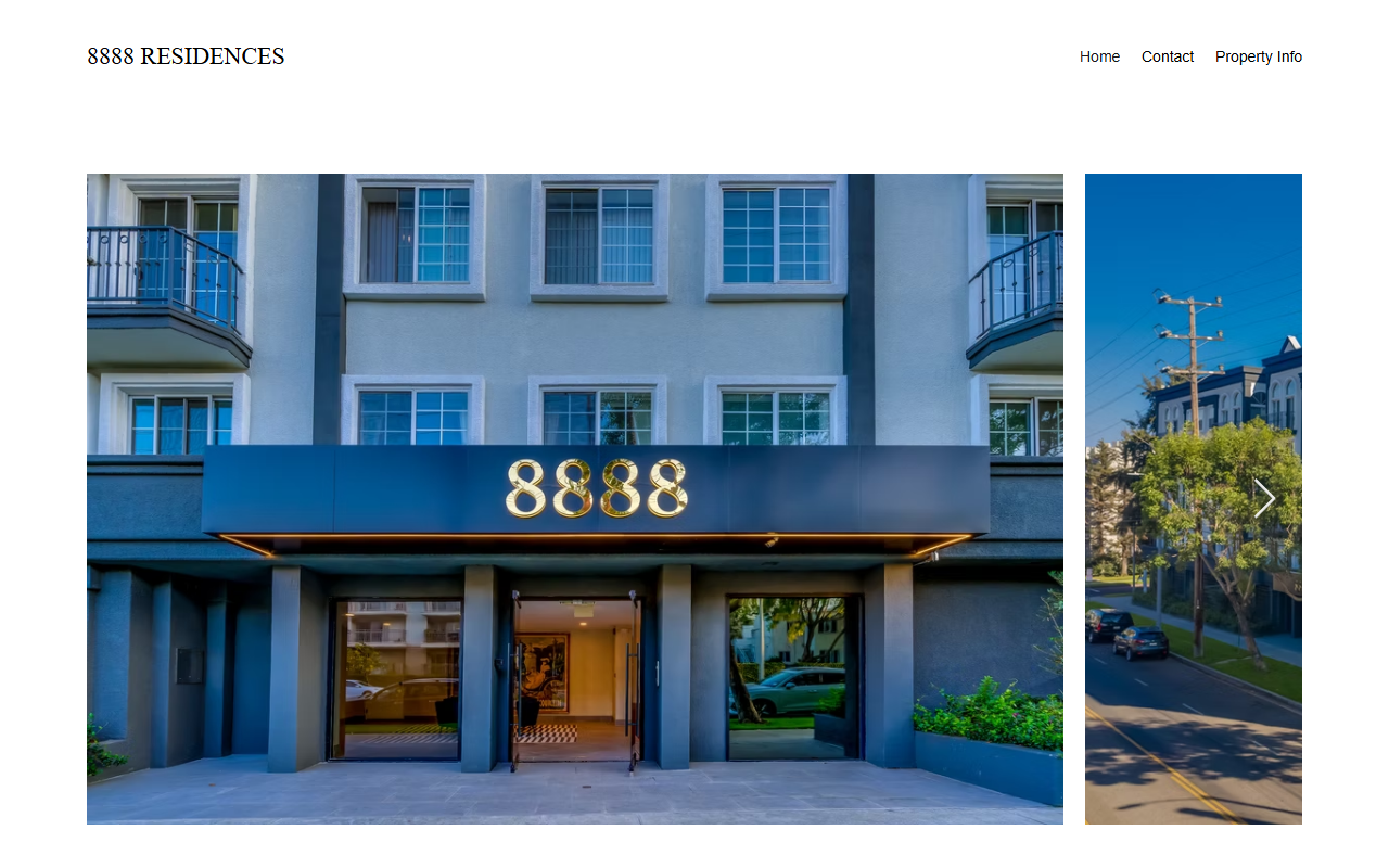 8888residences.com screenshot