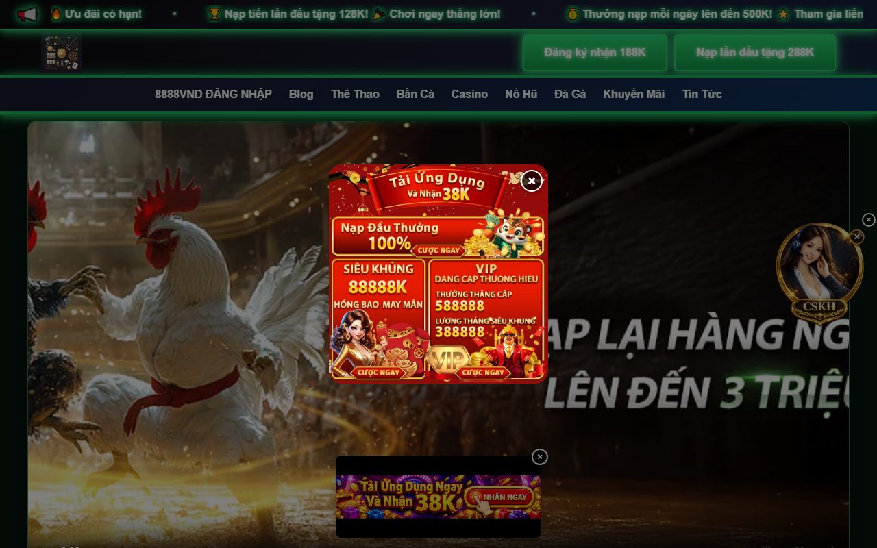 8888vndloginbet.com screenshot