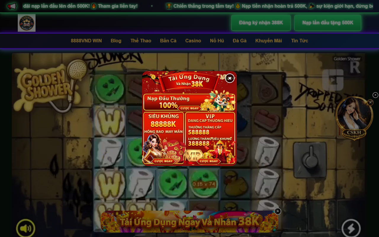 8888vndwin.com screenshot