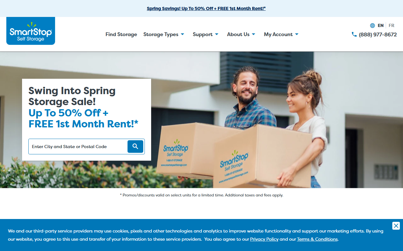 88897storage.com screenshot