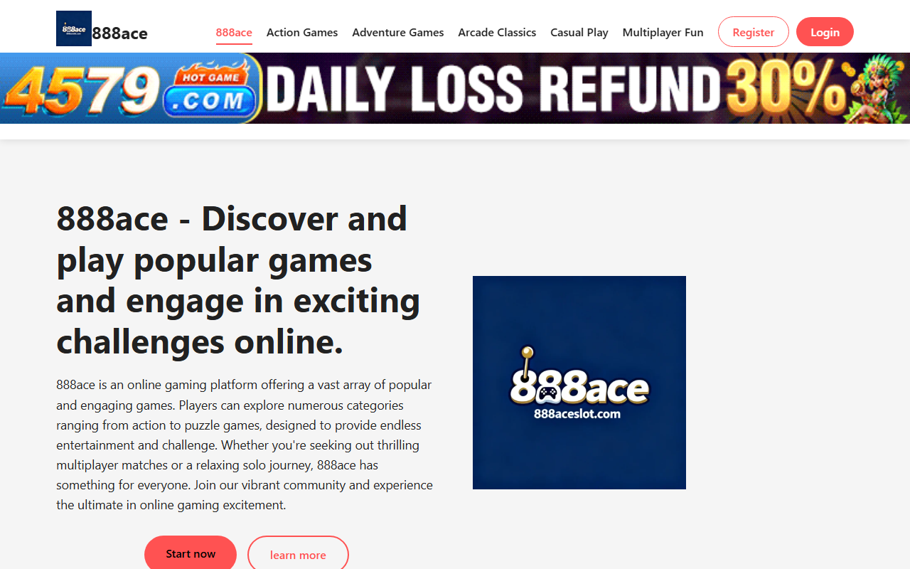 888aceslot.com screenshot