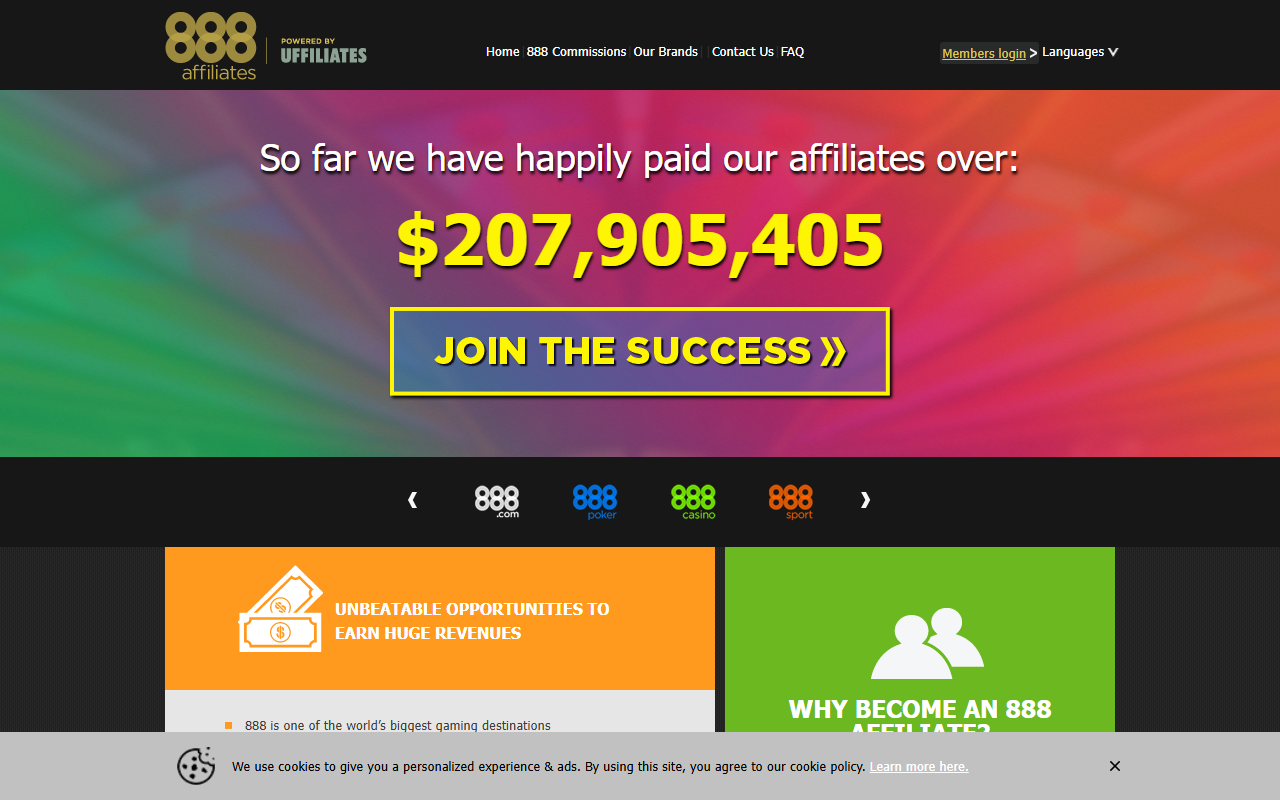 888affiliates.com screenshot