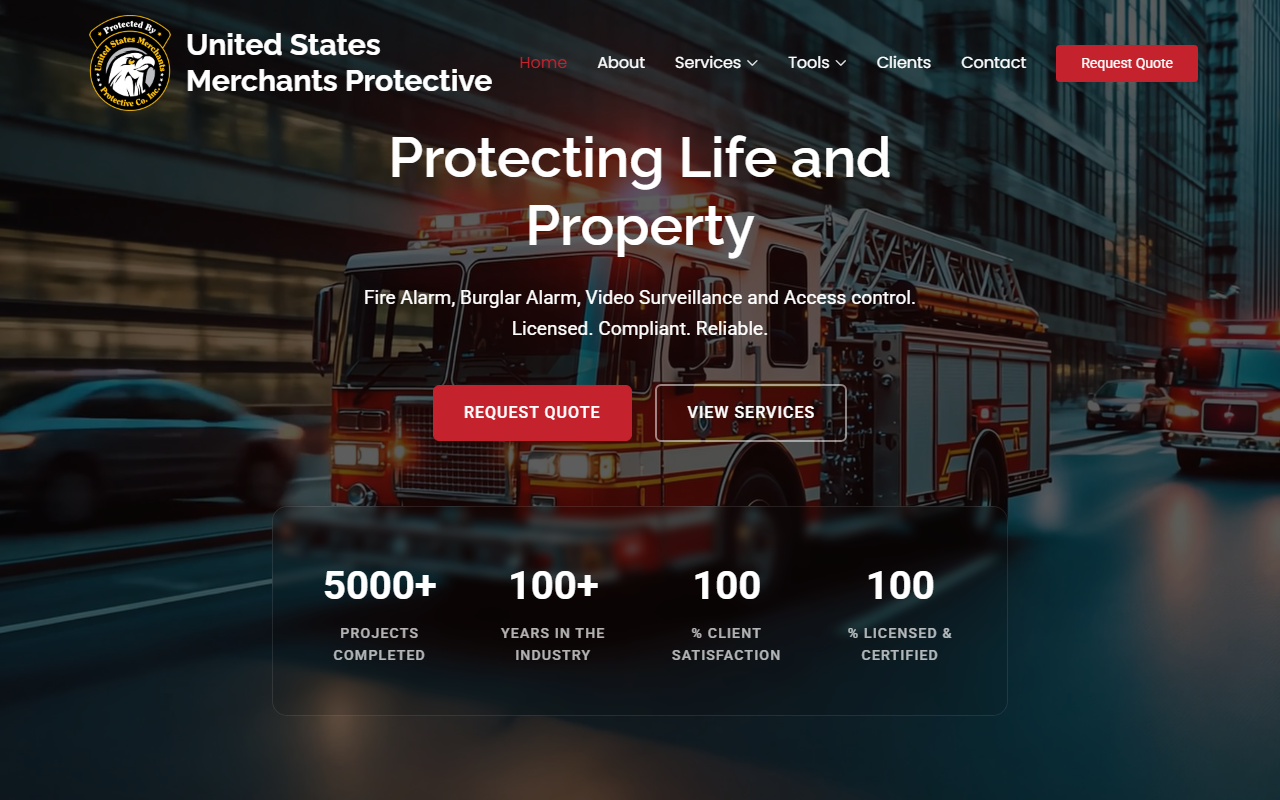 888alarmco.com screenshot