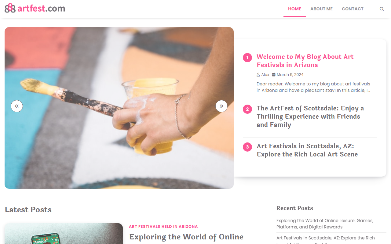 888artfest.com screenshot