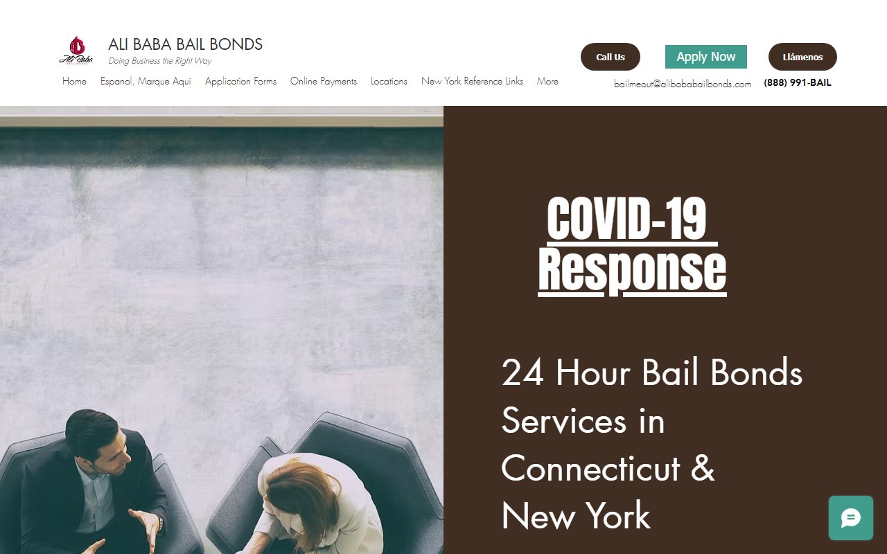 888bail4ct.com screenshot