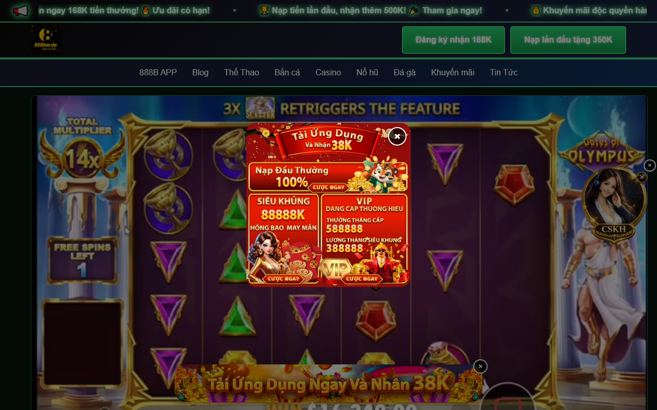888bappbet.com screenshot