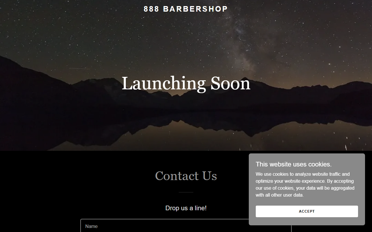 888barbershop.com screenshot