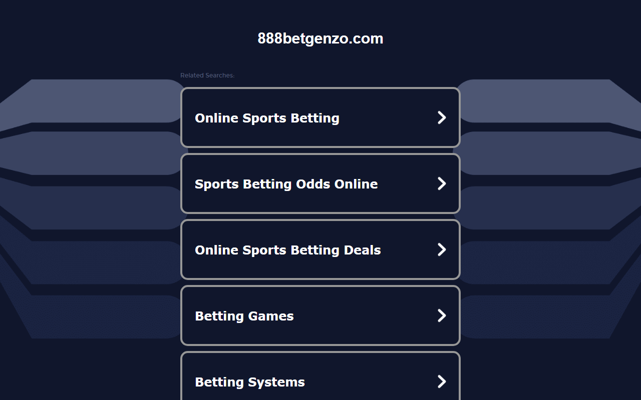 888betgenzo.com screenshot
