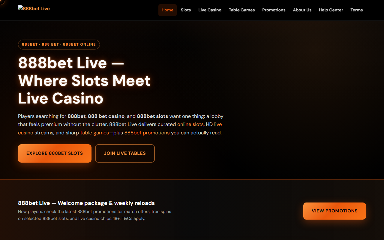 888betlive.com screenshot