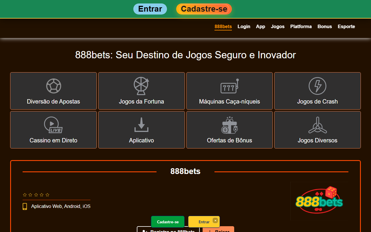 888bets-brasil.com screenshot