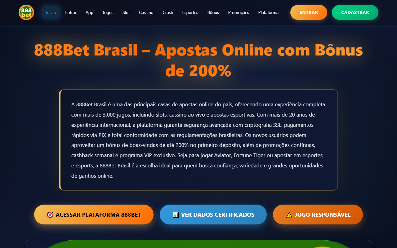 888bettiger.com screenshot