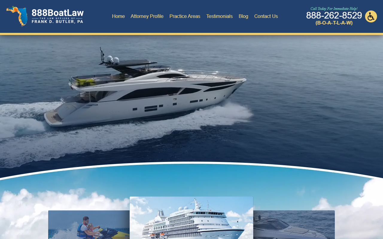888boatlaw.com screenshot