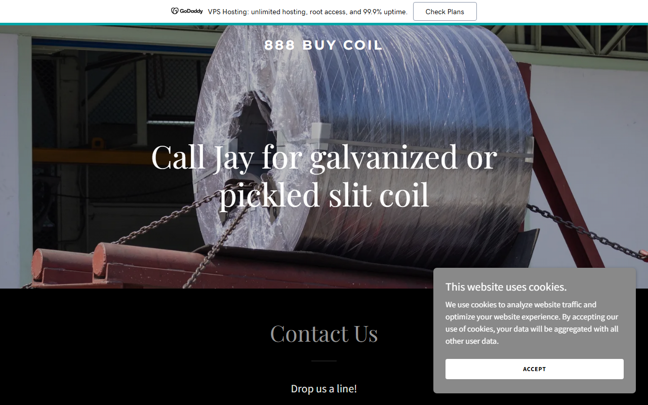 888buycoil.com screenshot