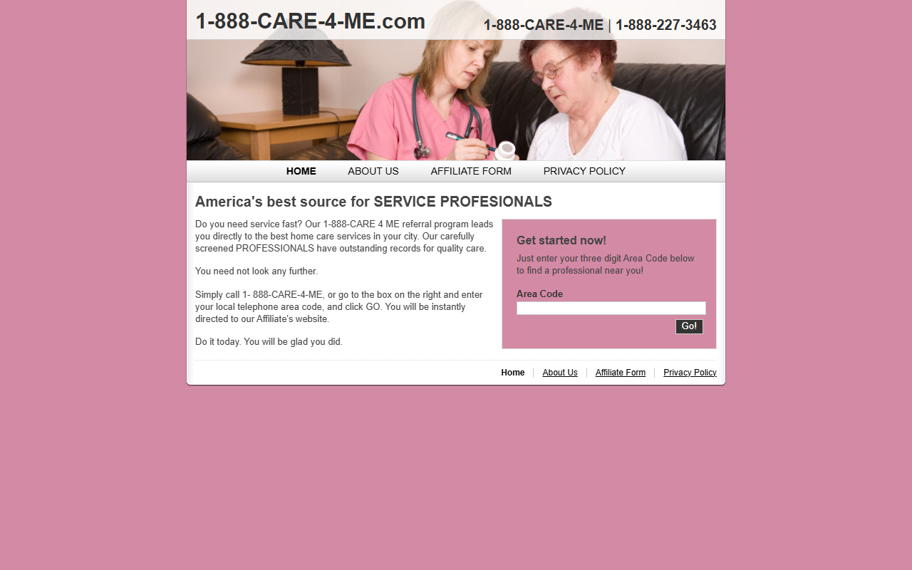 888care4me.com screenshot