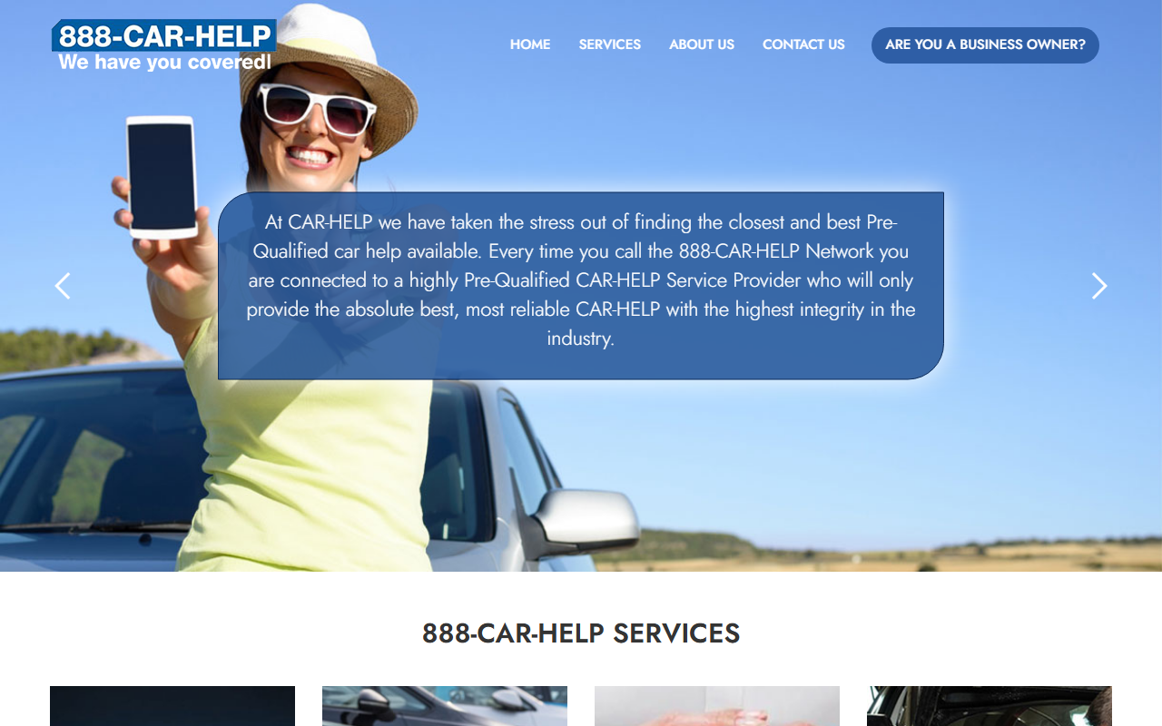 888carhelp.com screenshot
