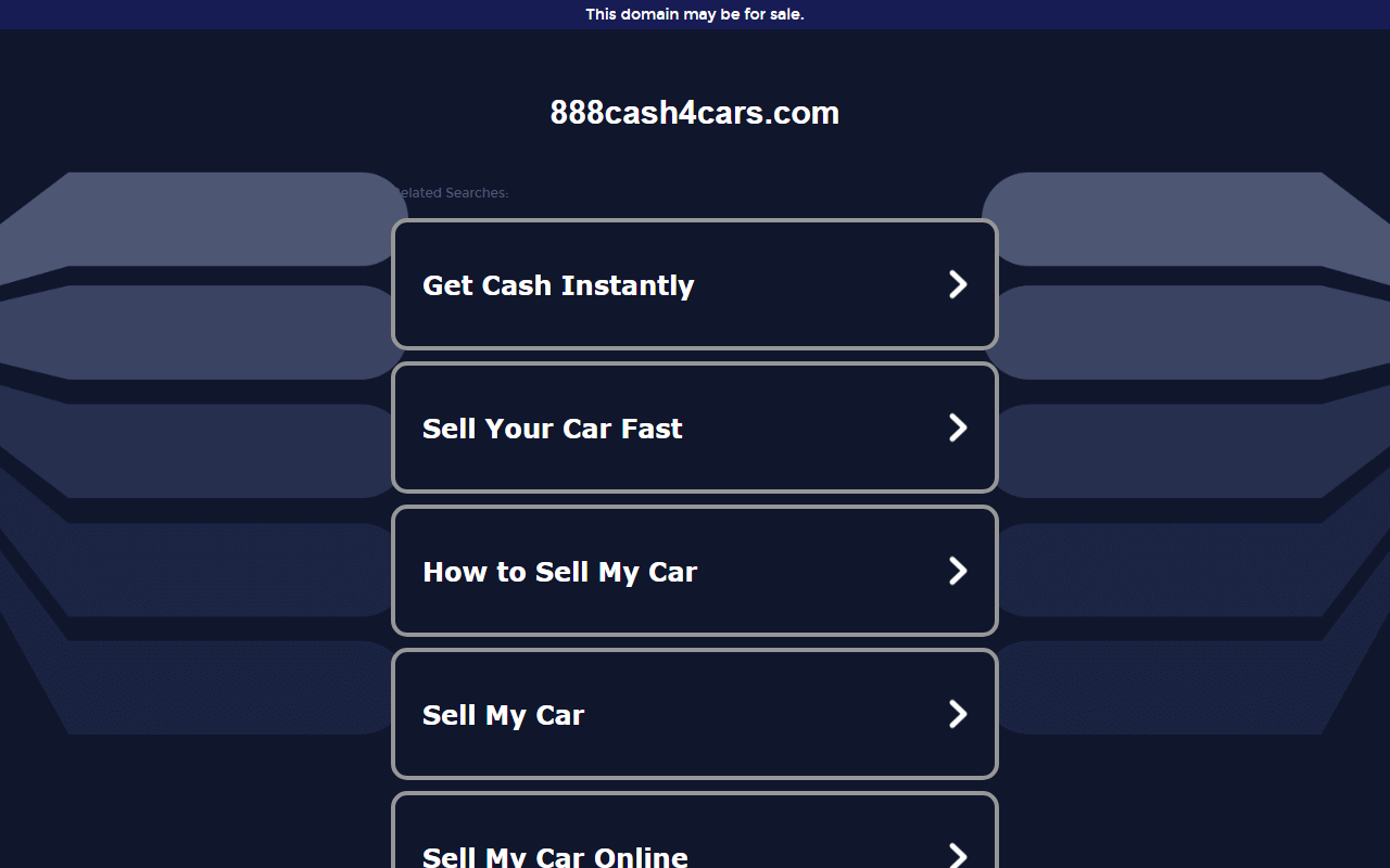 888cash4cars.com screenshot