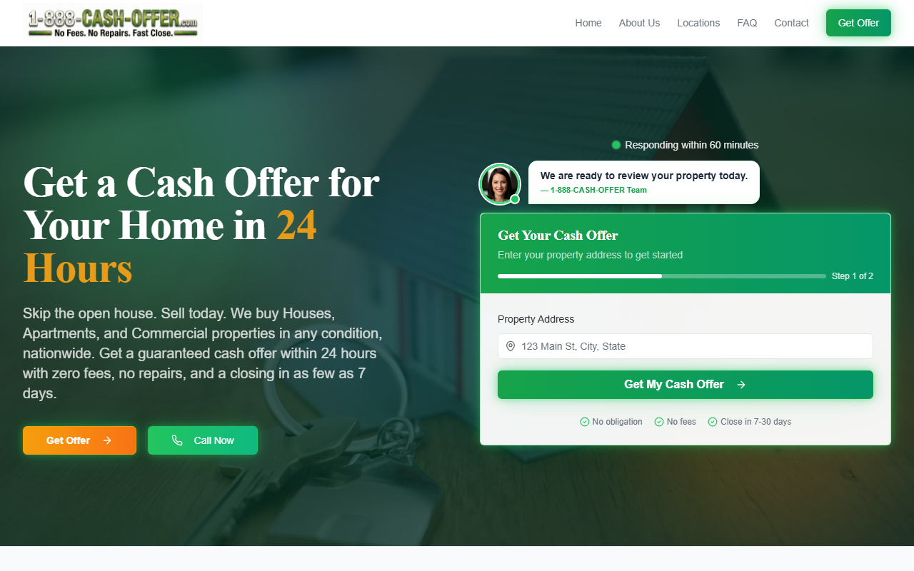 888cashoffer.com screenshot