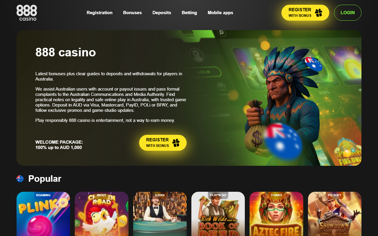 888casinoau.com screenshot