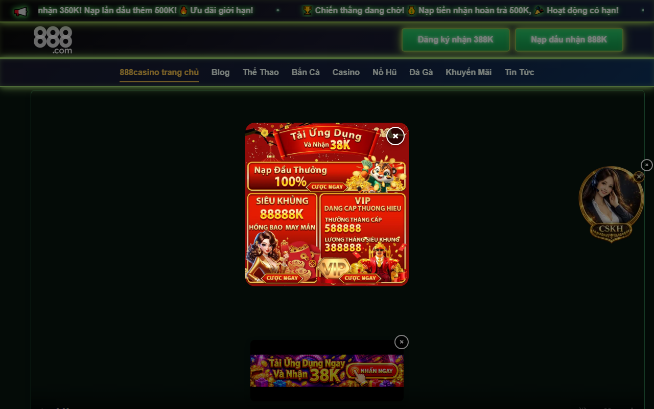 888casinohomebet.com screenshot