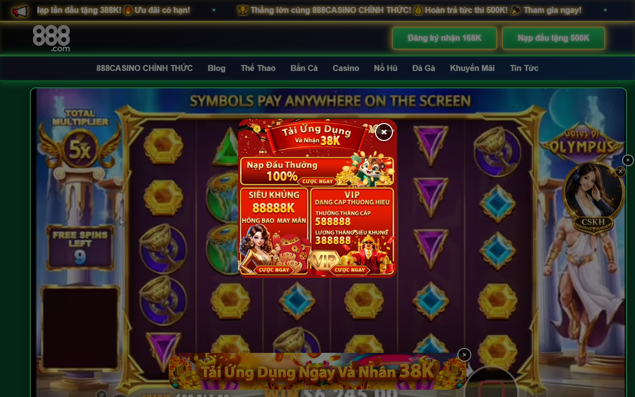 888casinolink.com screenshot