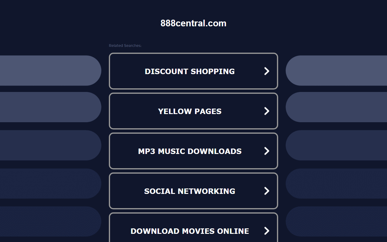 888central.com screenshot
