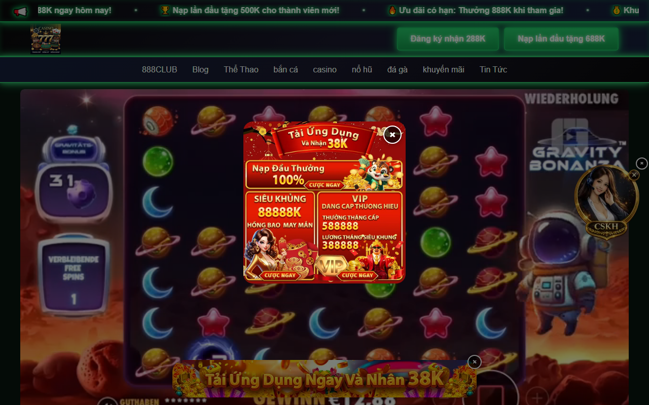 888clubbet.com screenshot